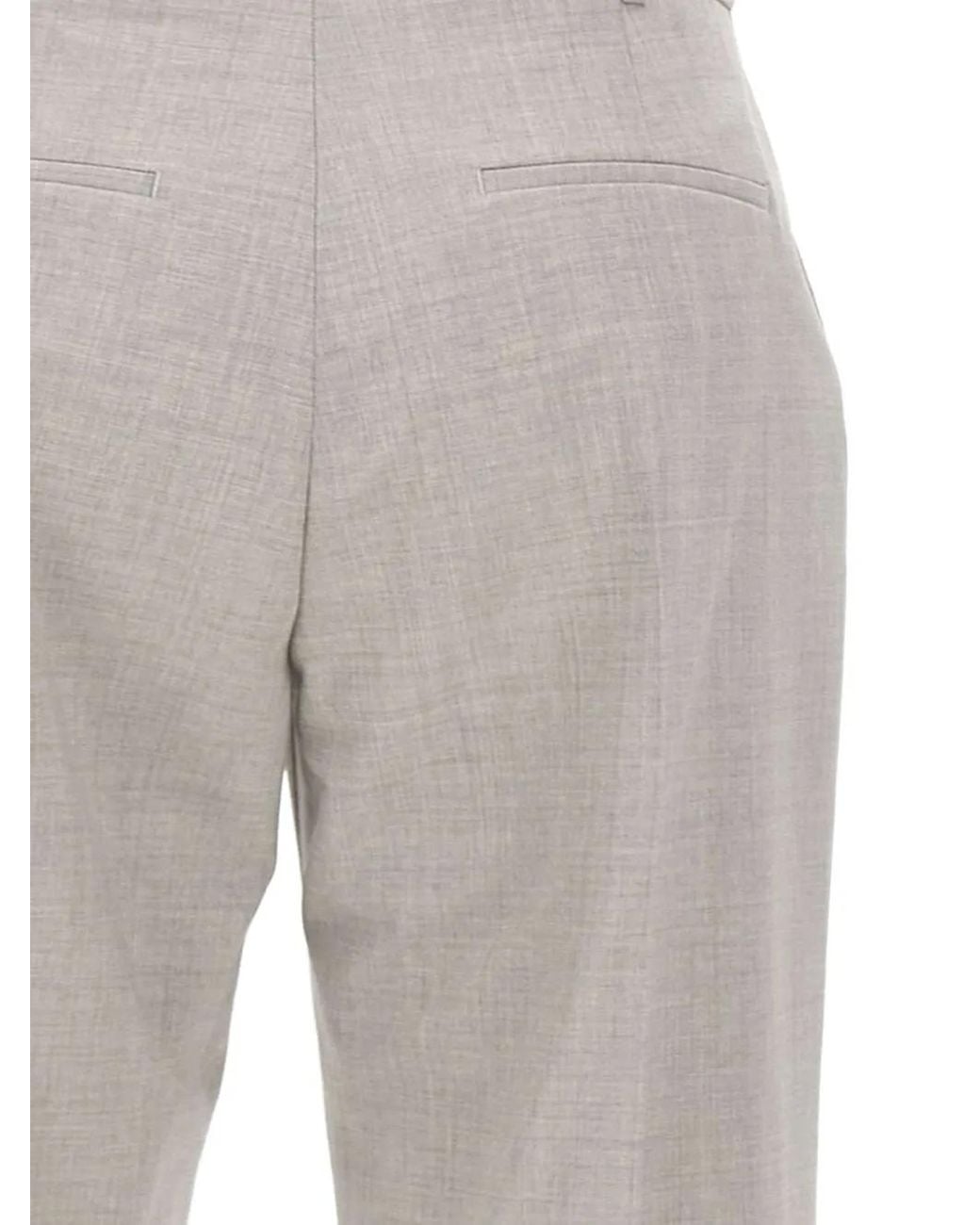 Eleventy Gray Wool Pants