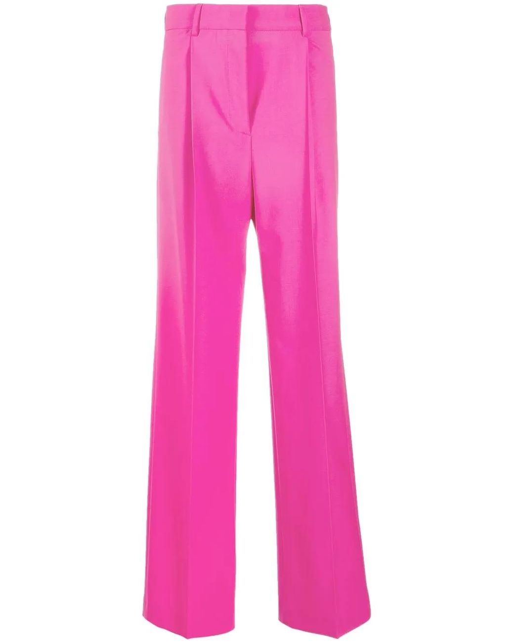 MSGM Straight Broek in het Pink