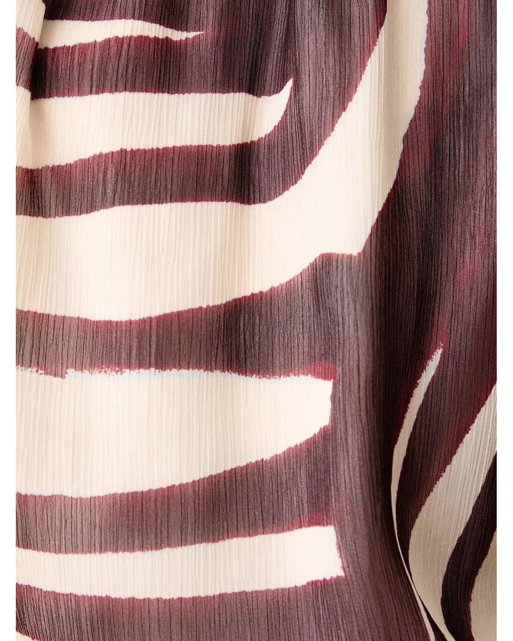 Morgan Red Zebra-Print Halterneck Blouse