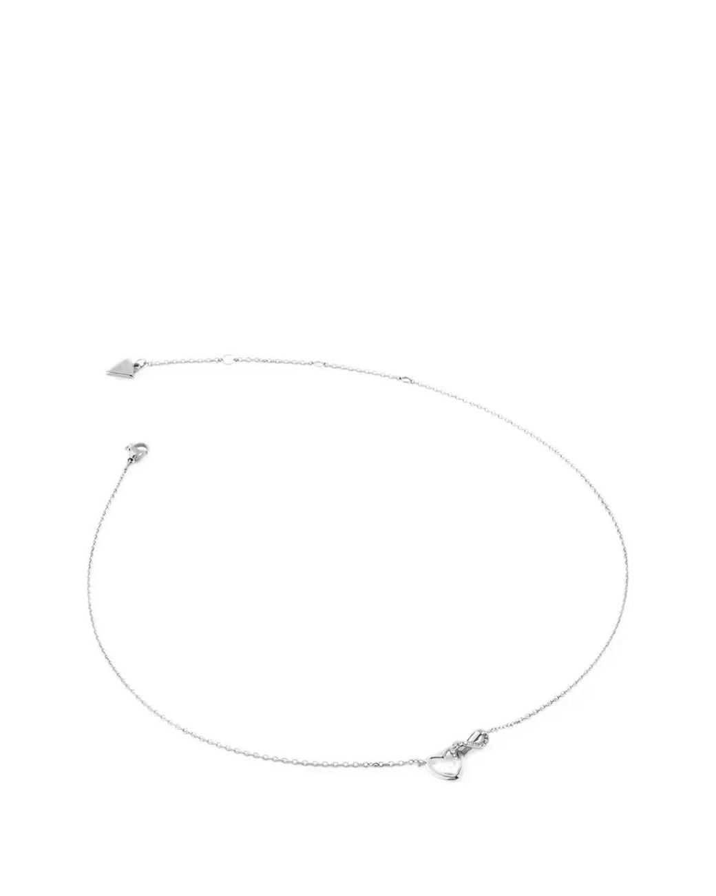 Guess White Iconique Necklace