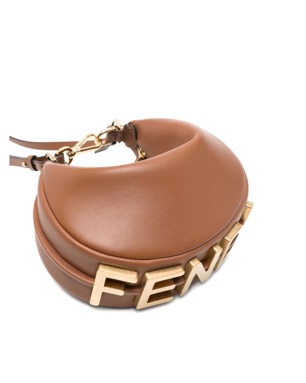 Fendi White Graphy Mini Bag