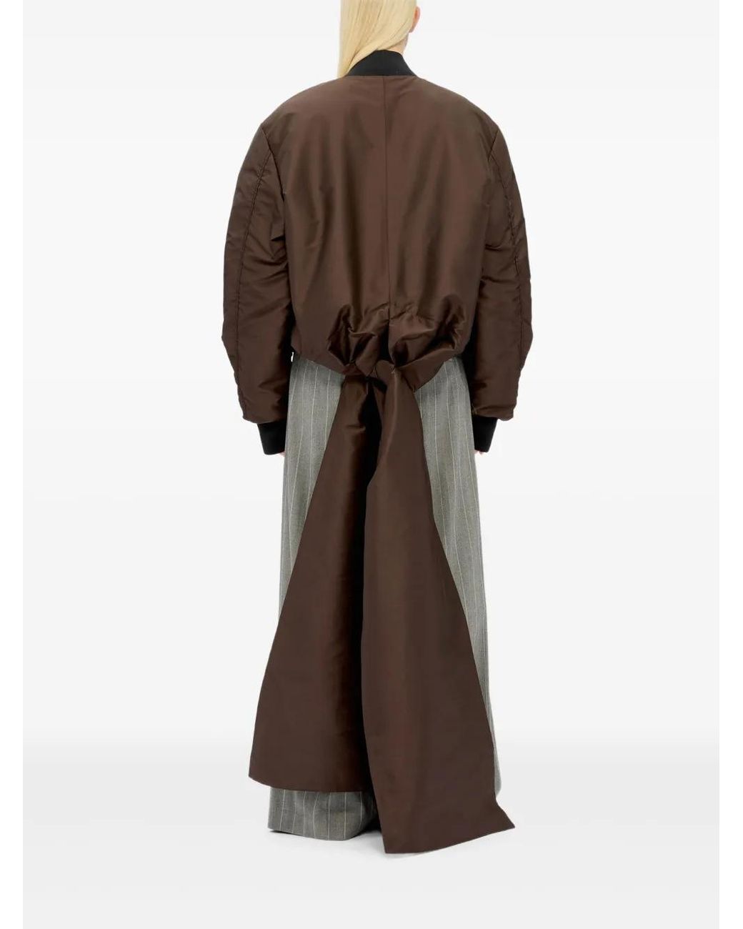 Giacca Con Maniche Lunghe di MSGM in Brown