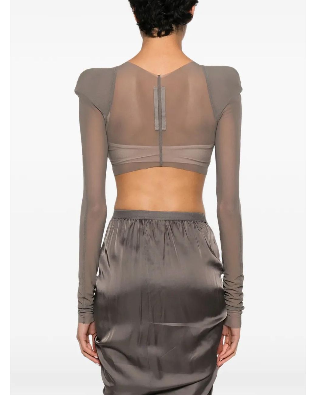 Rick Owens White Helm Mini Top