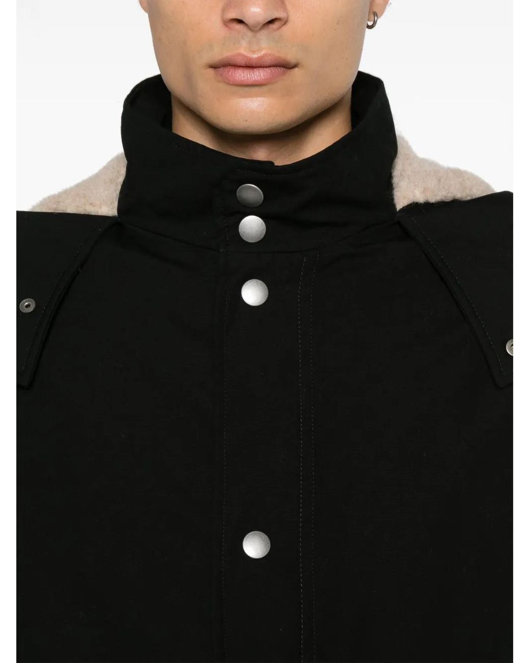 A.P.C. Black Antonin Coat for men