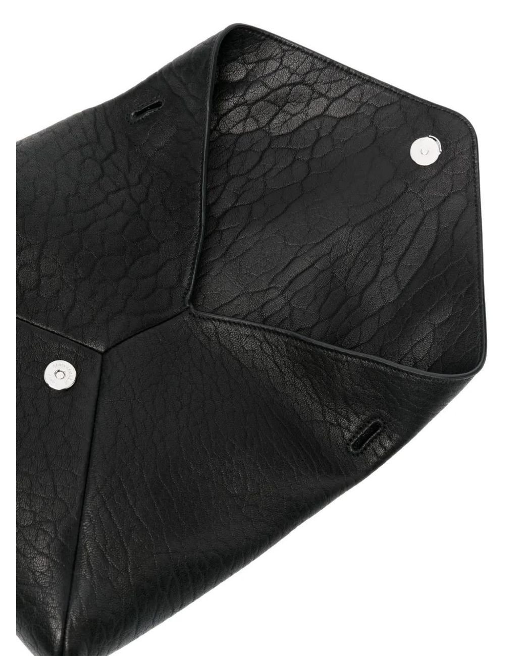 Saint Laurent Black Cassandre Envelope Messenger