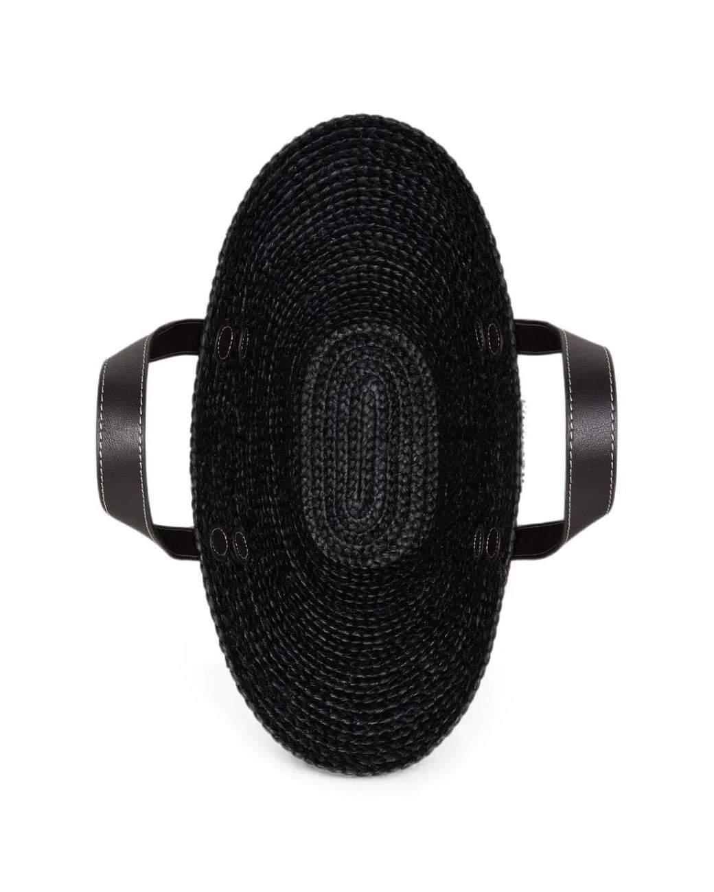 Tory Burch Black Small Romy Basket Tote