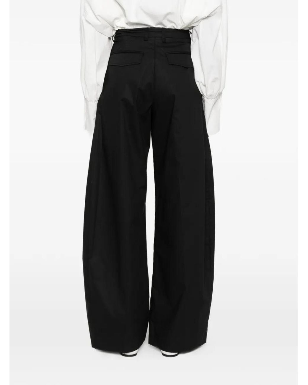 Thelatest Black Billie Pleated Trousers