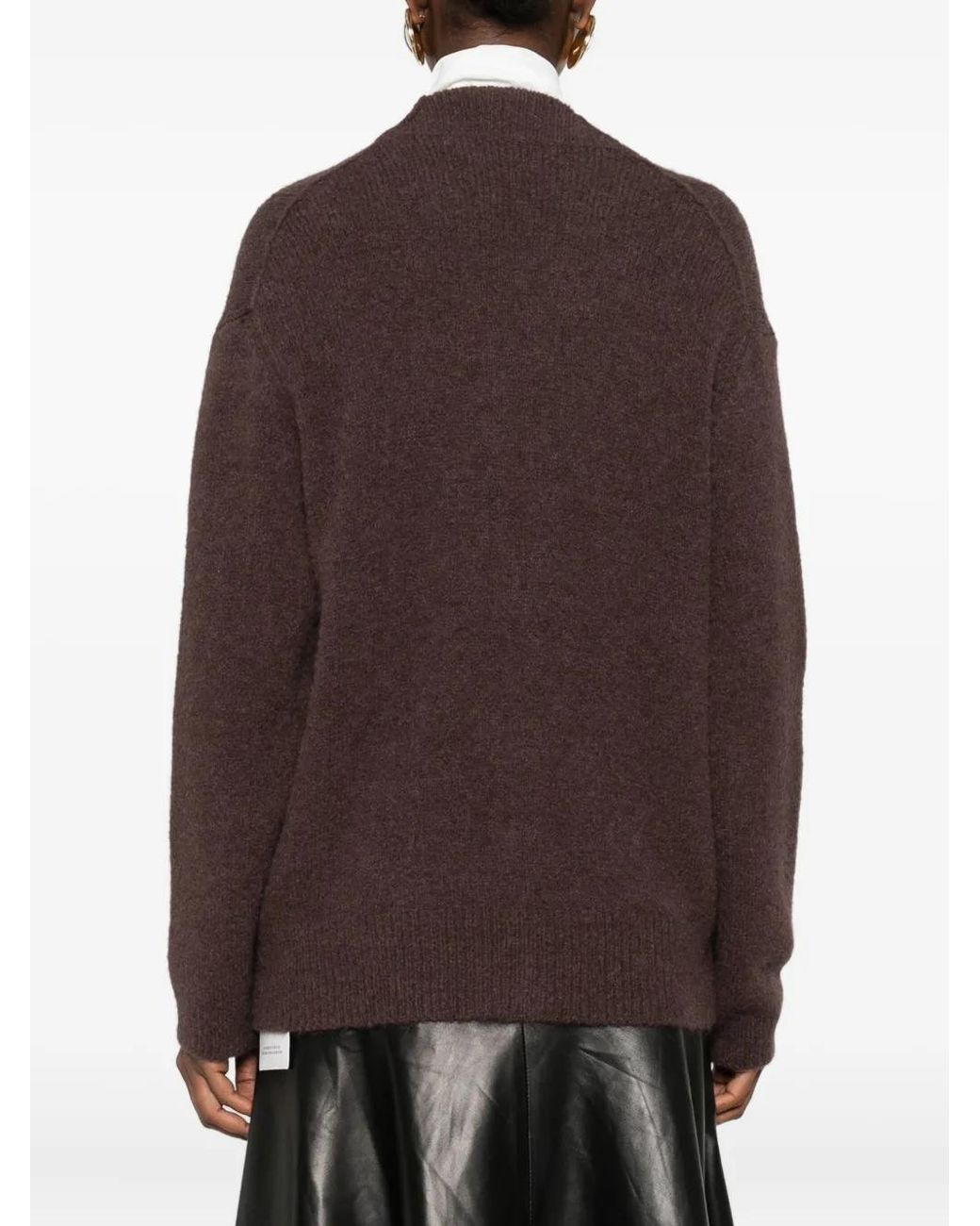 Dorothee Schumacher Brown Loving Touch Buttoned Cardigan