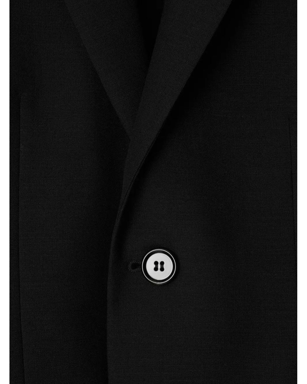 Burberry Black Single-Breasted Blazer for men