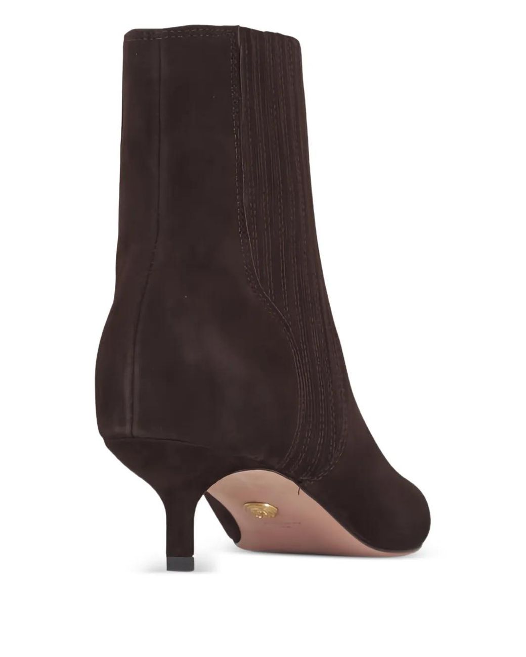 Veronica Beard Brown Bottines À Entaille Penny Et Bride