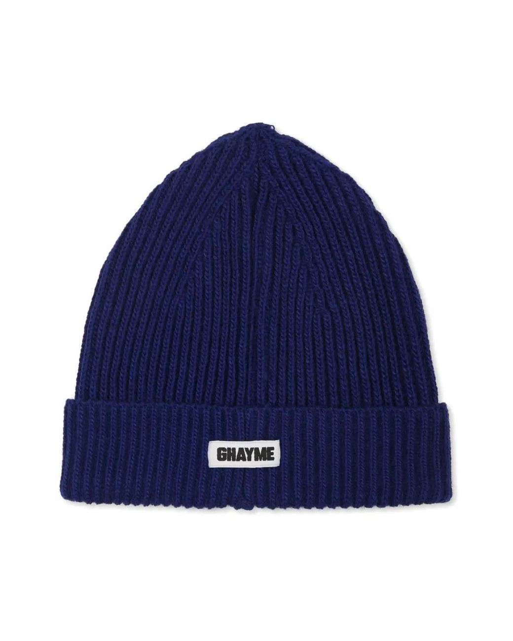 Ghayme Blue Cloud-Appliqué Beanie for men