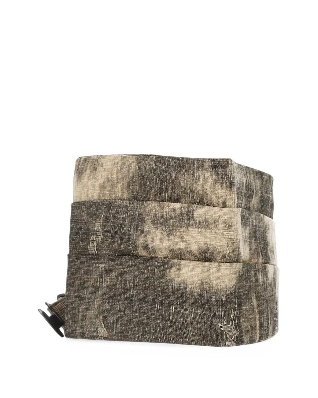 The Erose Natural Jacquard-Effect Silk Belt