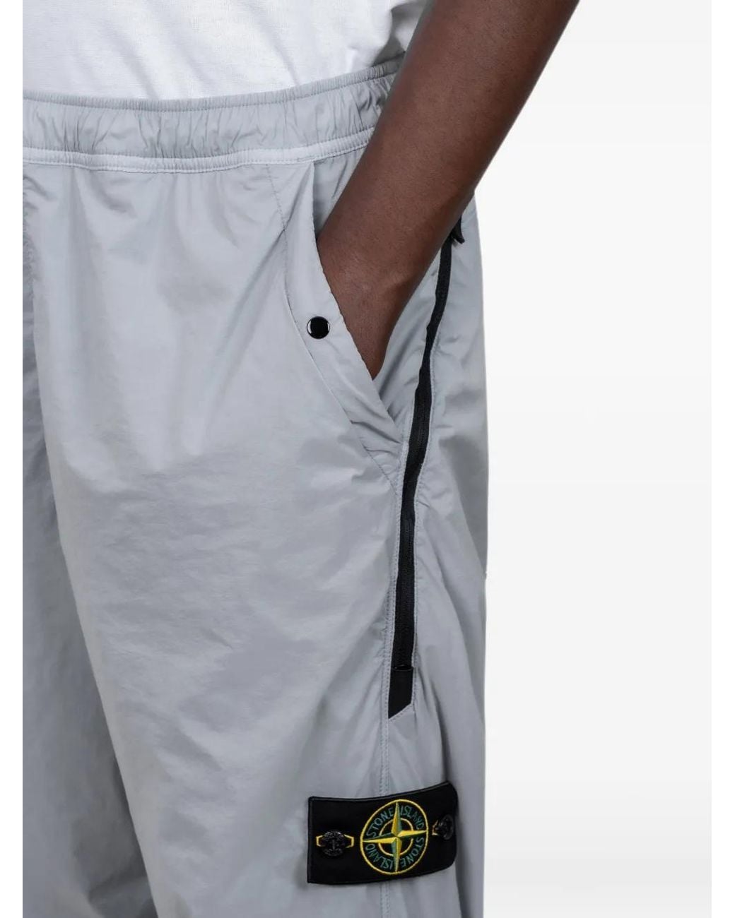Stone Island Gray 3100017 Ultralight Nylon Stretch-Tc Pants for men