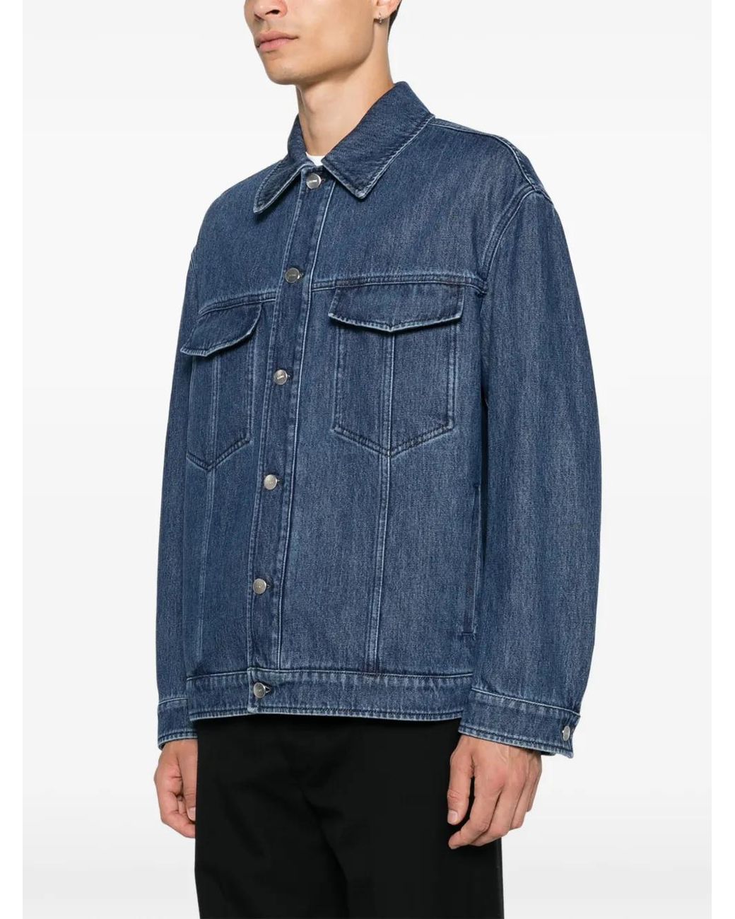 Fendi Blue Veste Jeans for men