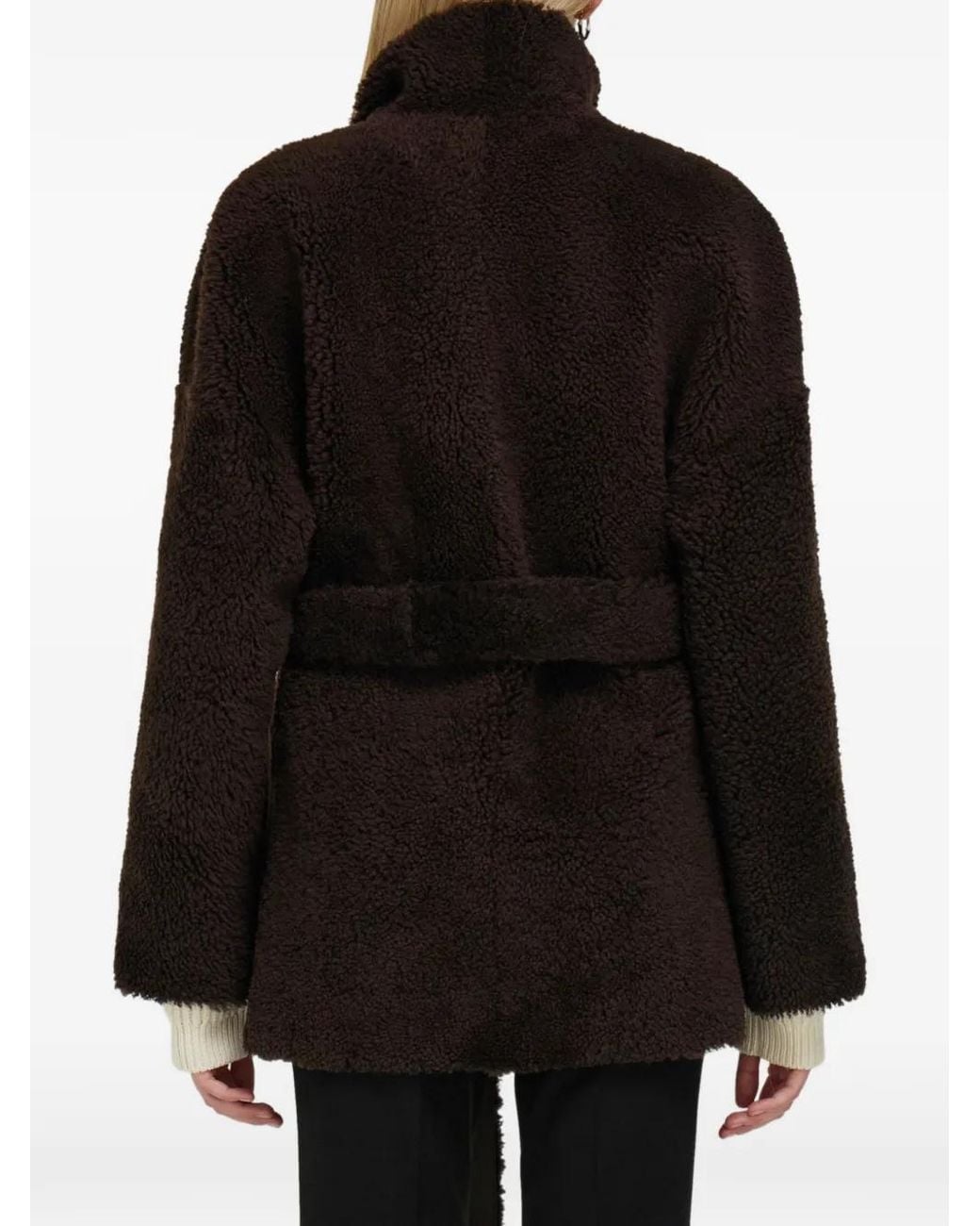 Ferragamo Black Reversible Shearling Jacket