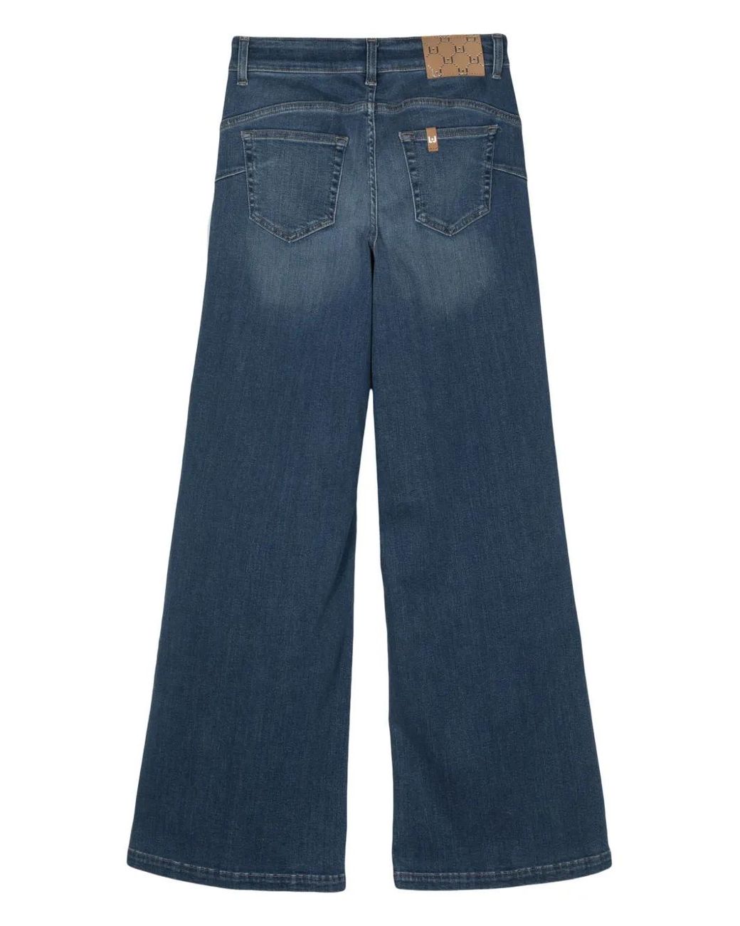 Liu Jo Blue High-Rise Flared Jeans