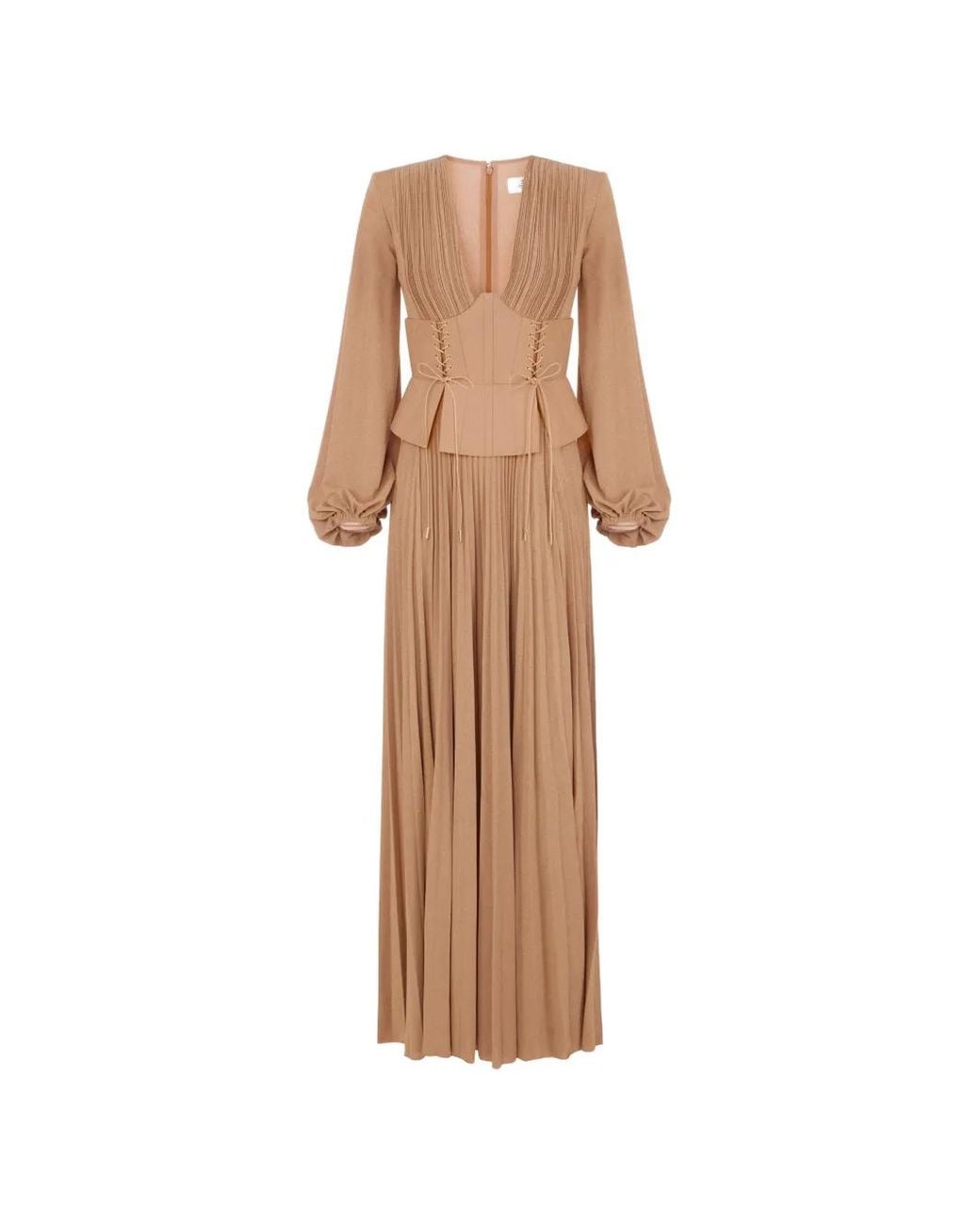 Elisabetta Franchi White Long Dress