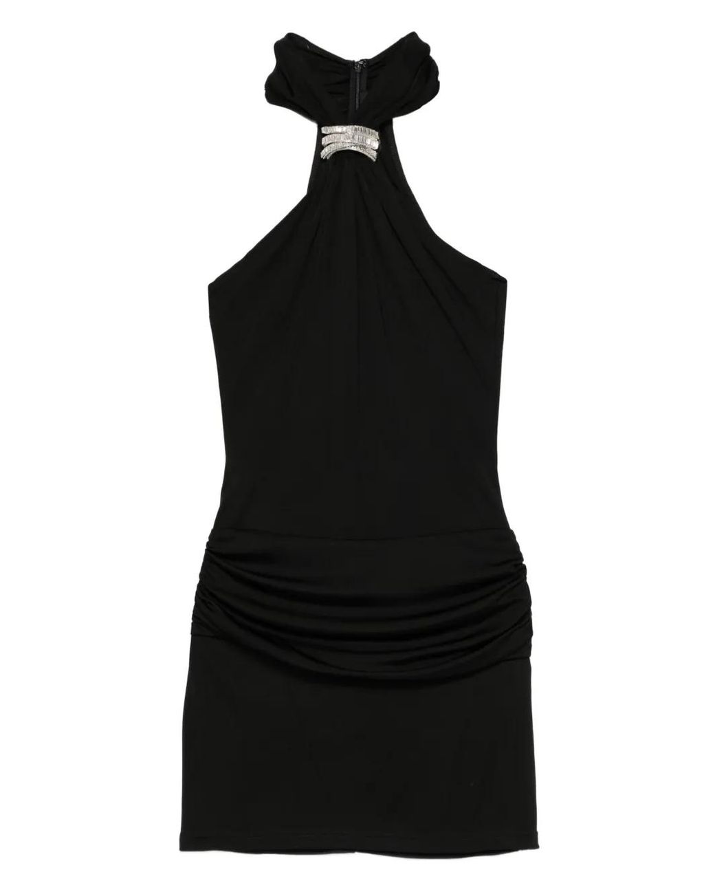 black strapless flowy dress SATIN TIE BACK STRAPLESS MAXI | BLACK — THIRD FORM