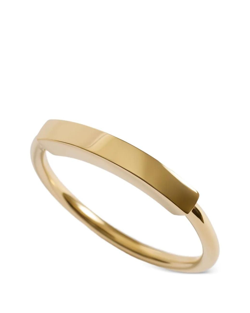 Monica Vinader Metallic Mv Linear Stacking Ring