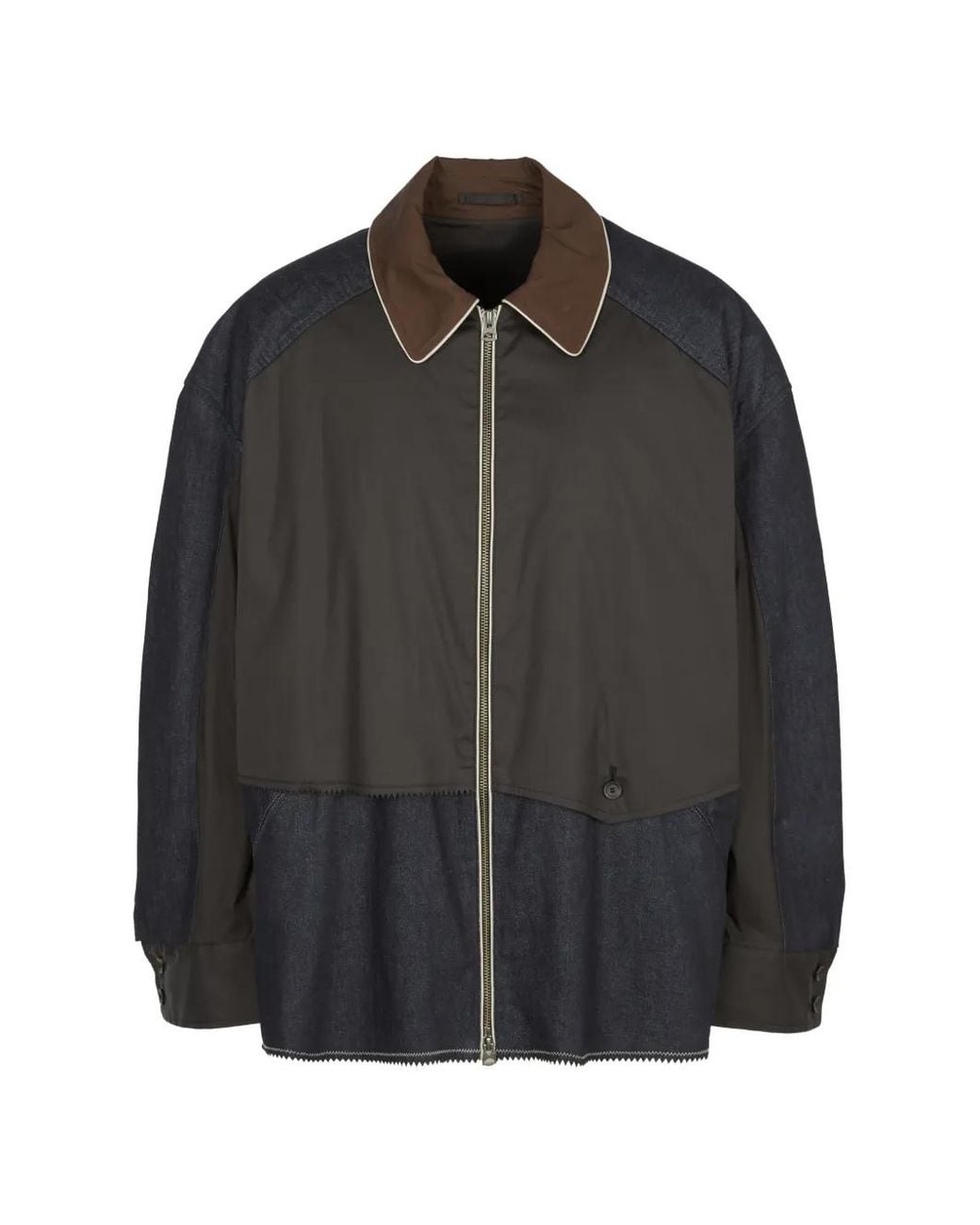 CROQUIS Black Layered Jacket for men