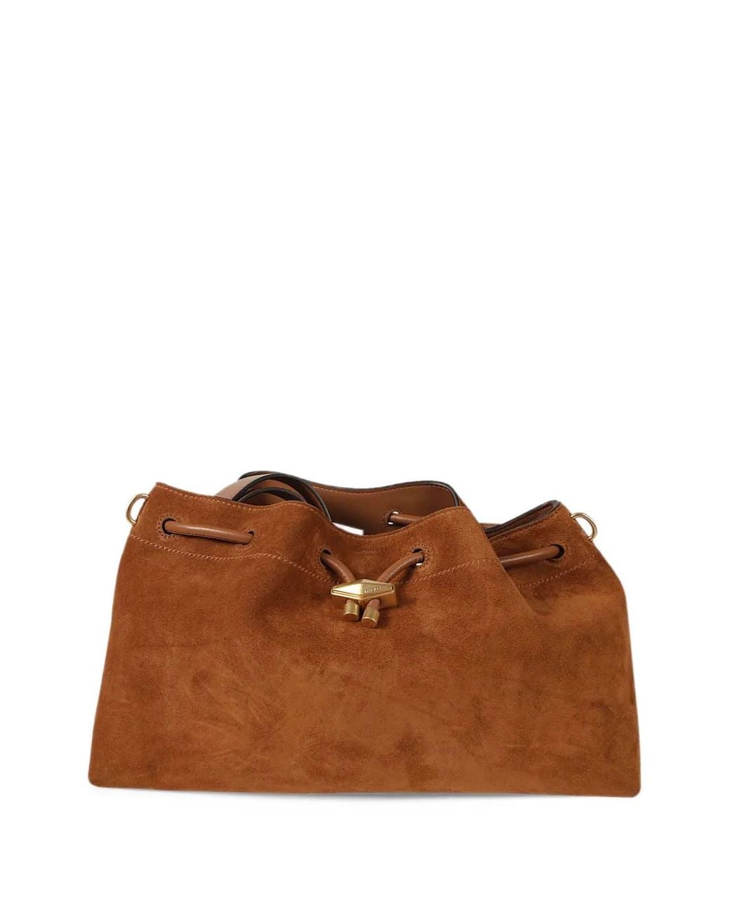 Jimmy Choo Brown Cinch Medium Bag
