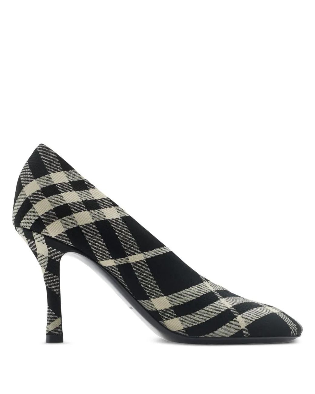 Burberry Black Baby Check Pumps