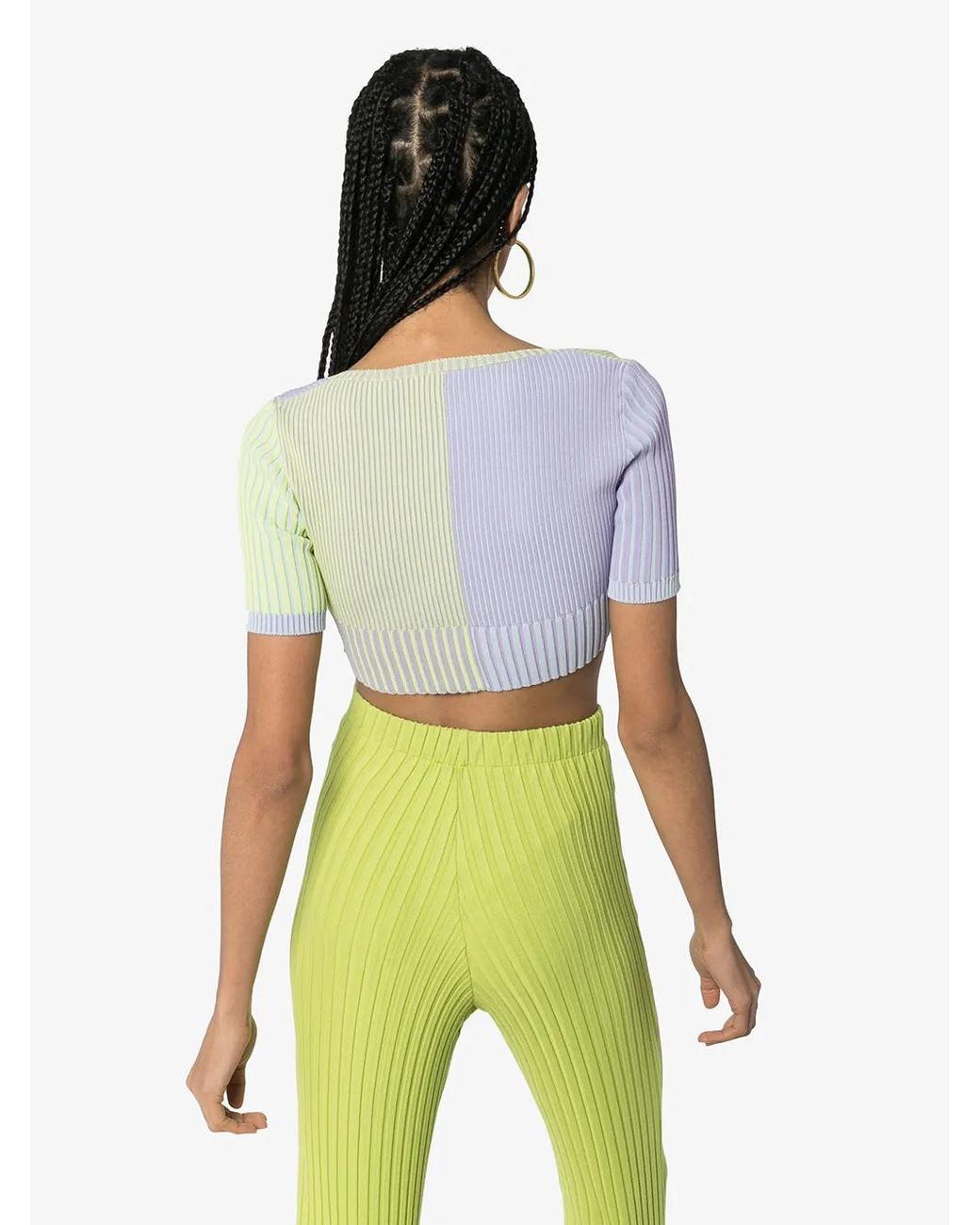Jacquemus Cropped Top in het Multicolor