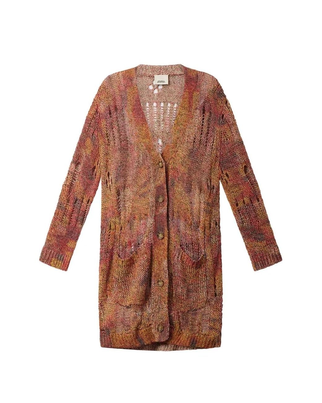Isabel Marant Brown Hanae Long Cardigan