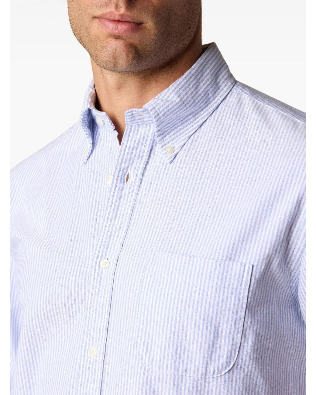 Brooks Brothers Blue Button-Down-Collar Shirt for men