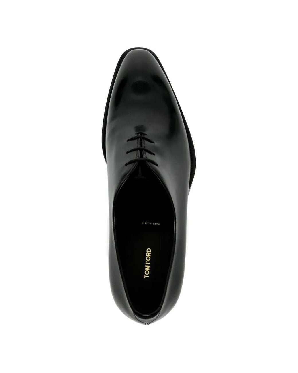 Tom Ford Black Chaussures Oxford En Cuir for men