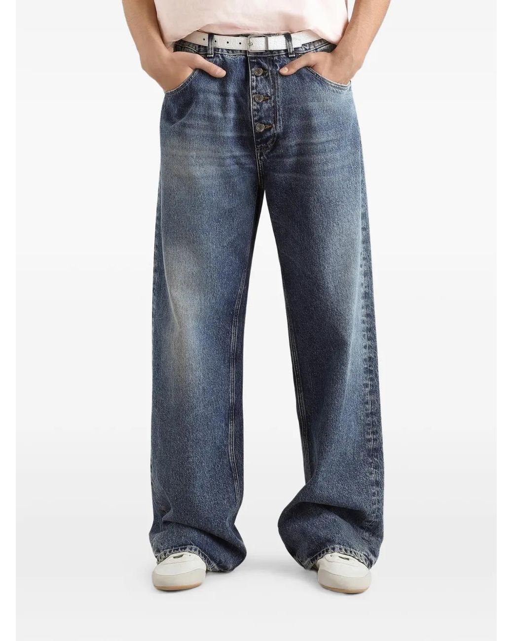 Dolce & Gabbana Blue Denim Trousers for men
