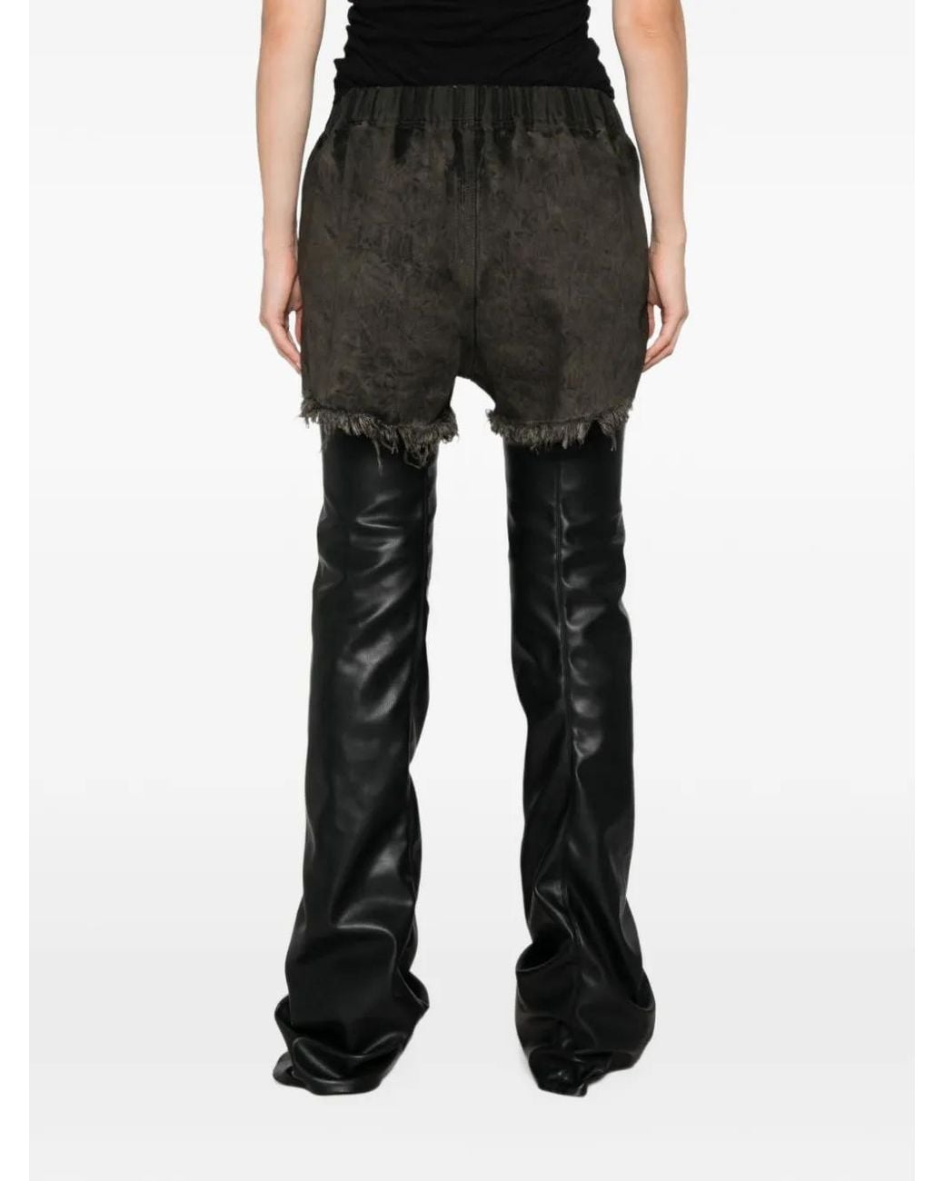Rick Owens Black Shorts