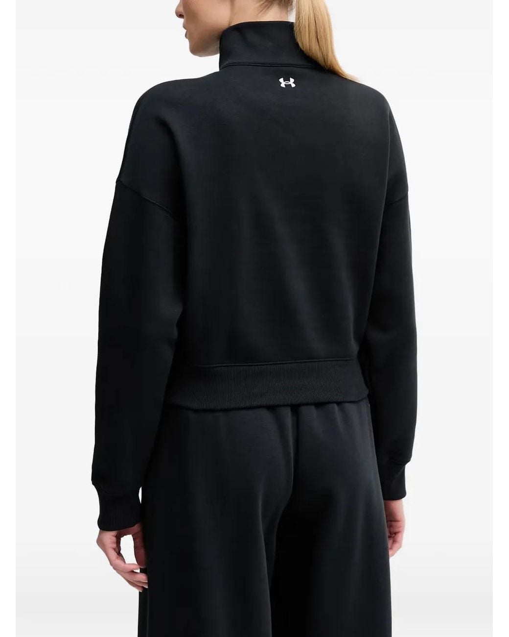 Under Armour Black Rival Script Fleece Sweatshirt