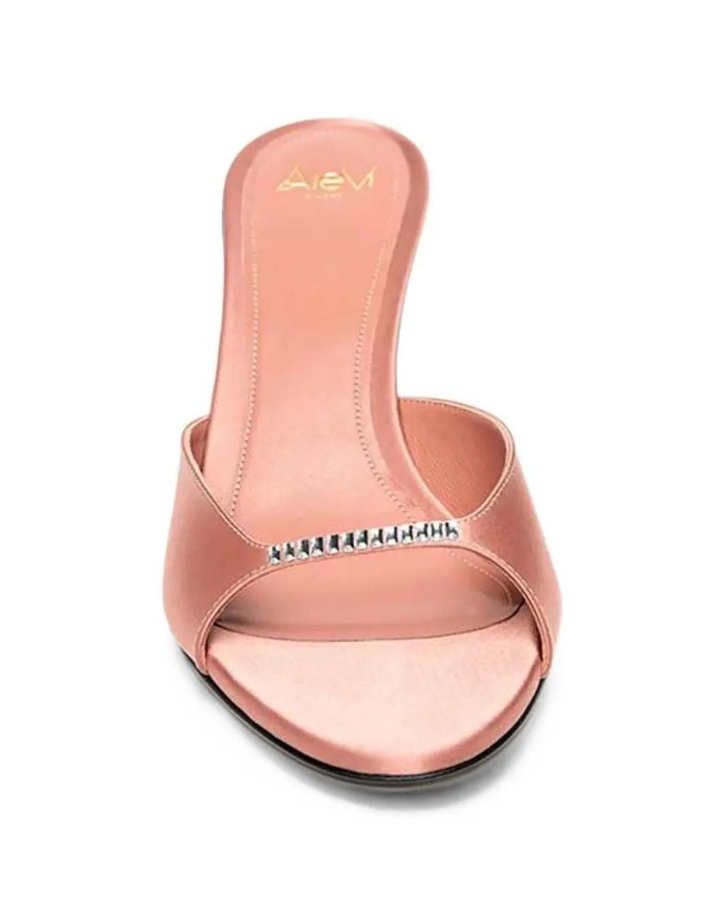 ALEVI Pink Luana Xtal Crystal-Embellished Silk Sandals