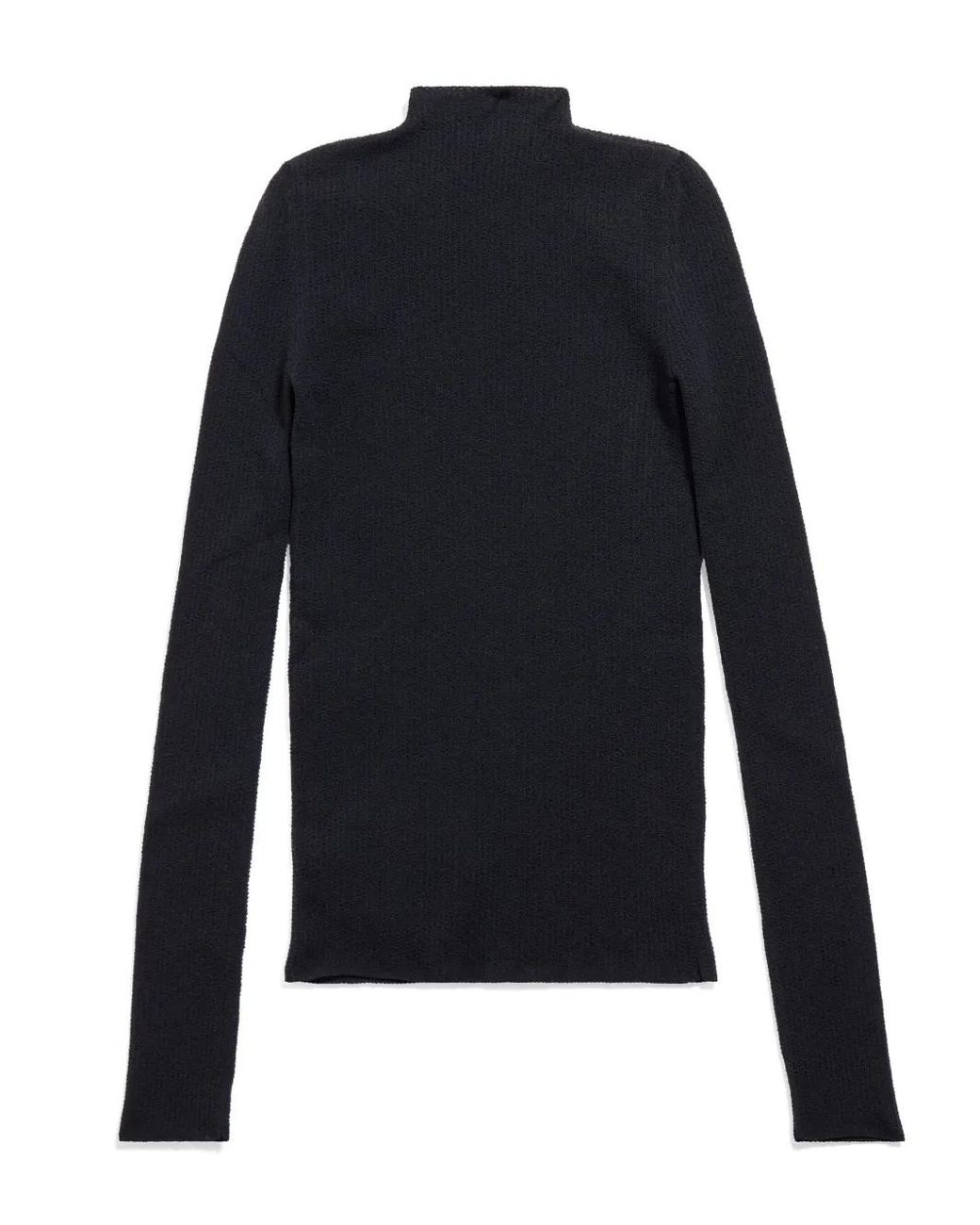 Balenciaga Black Crew-Neck Knitted Jumper