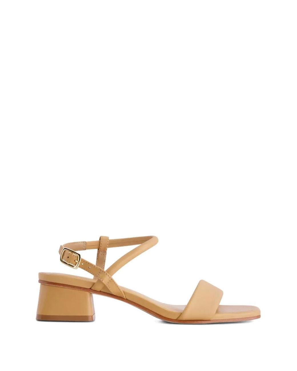 Bernardo Natural Josei Square-Toe Sandals