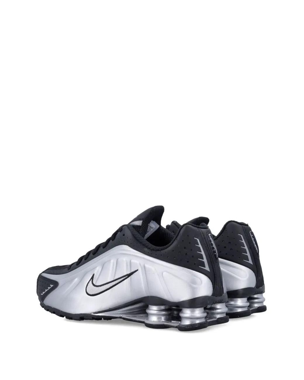 Nike White Shox Metallic Trainers