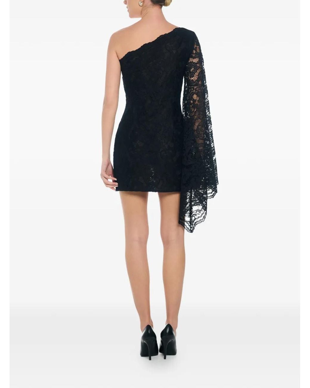 Axel 113 Black Lilith One-Shoulder Mini Dress