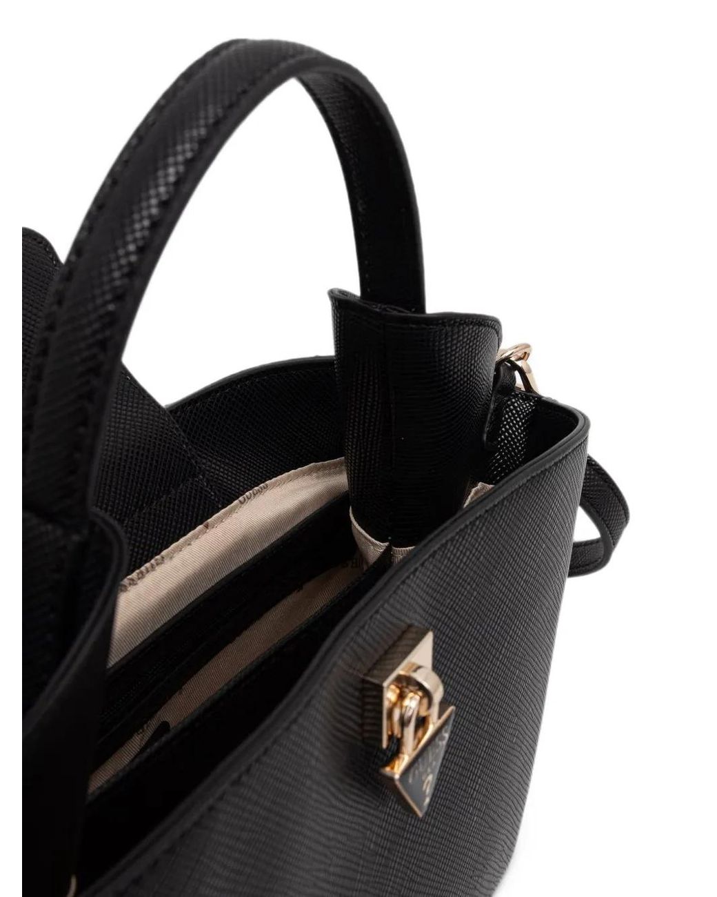 Guess Black Sac À Bandoulière Patsie À Plaque Logo