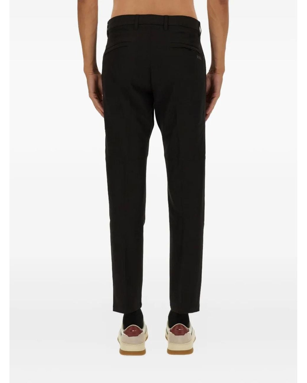 Boss Black Button Trousers for men