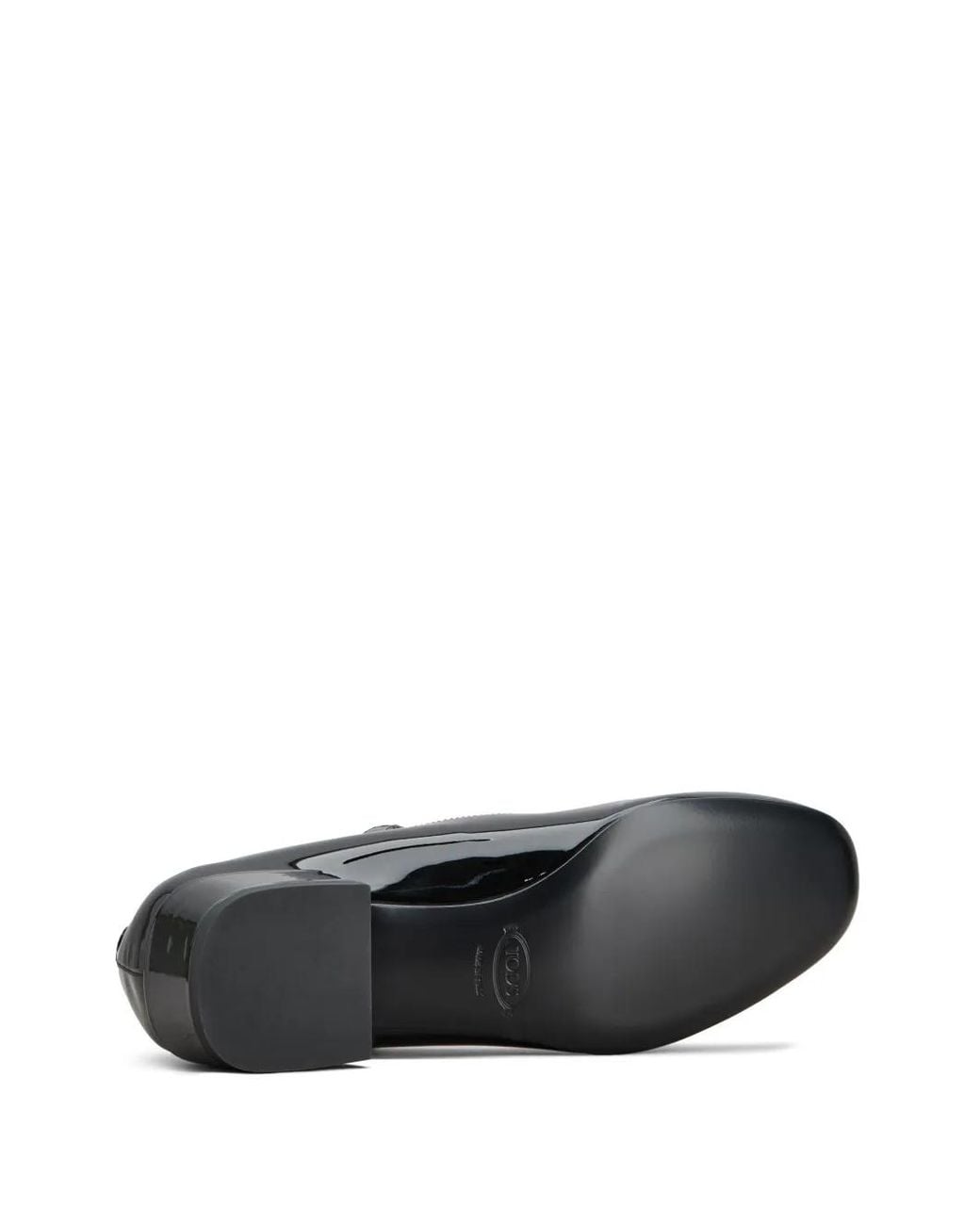 Tod's Black Patent Leather Cuoio Pumps 50