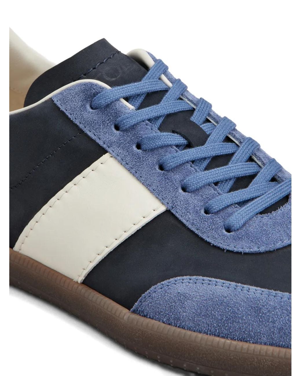 Tod's Blue Suede And Nubuck Leather Sneakers for men