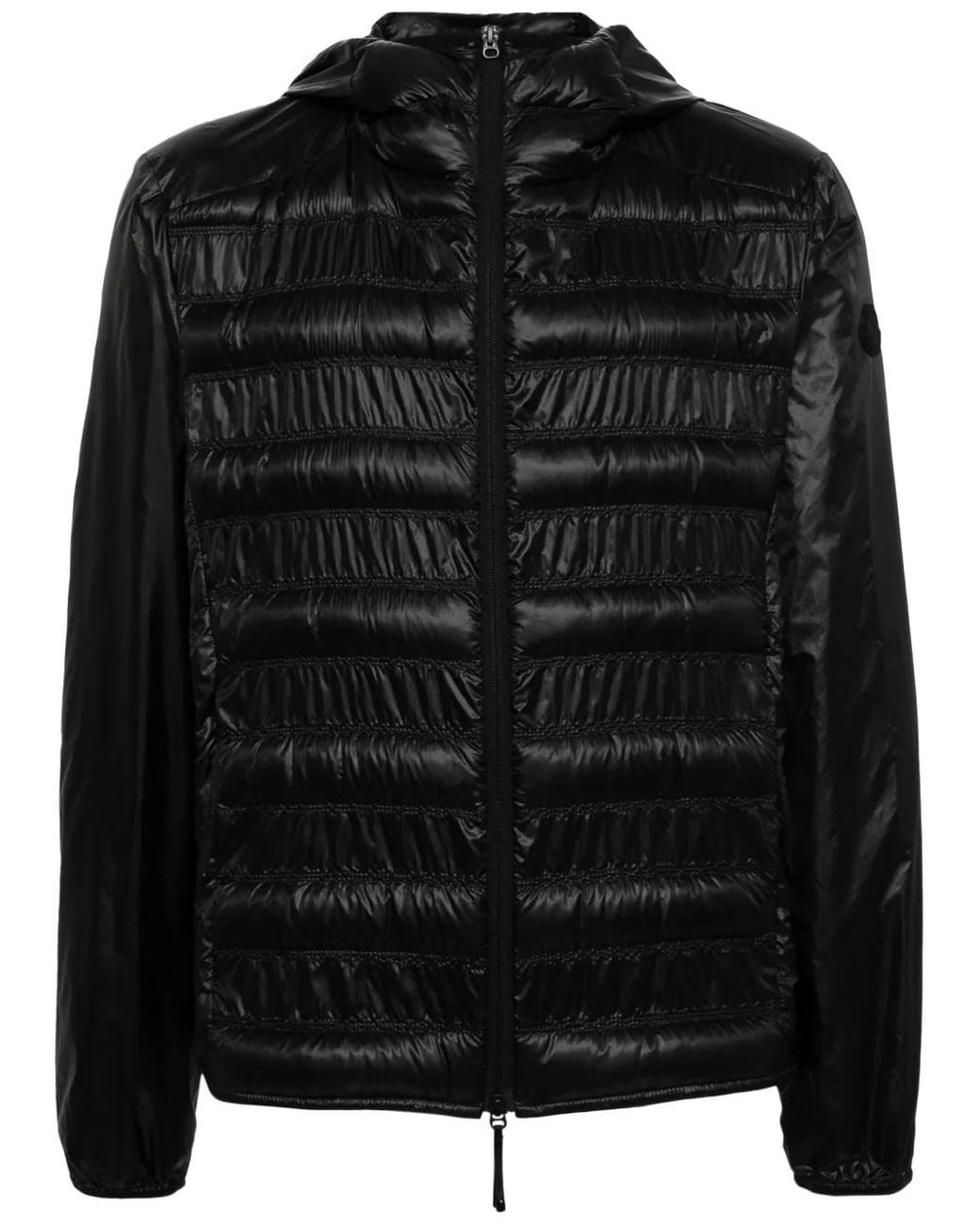 Moncler Black Luseney Hooded Padded Jacket for men