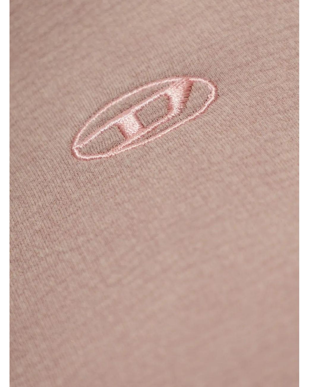 DIESEL Natural Veste Crop À Logo Brodé G-Hava