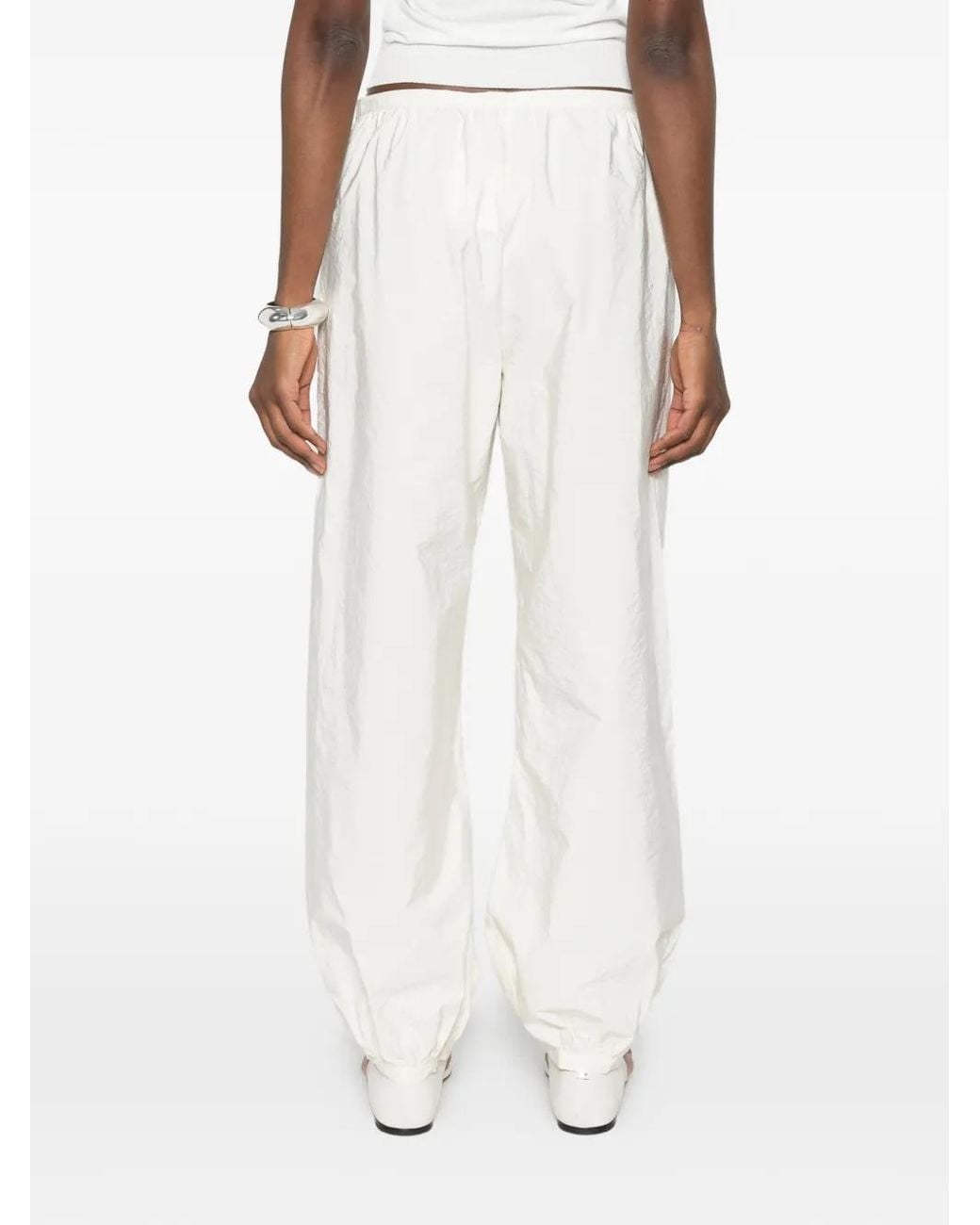 Paloma Wool White Boza Tapered Trousers