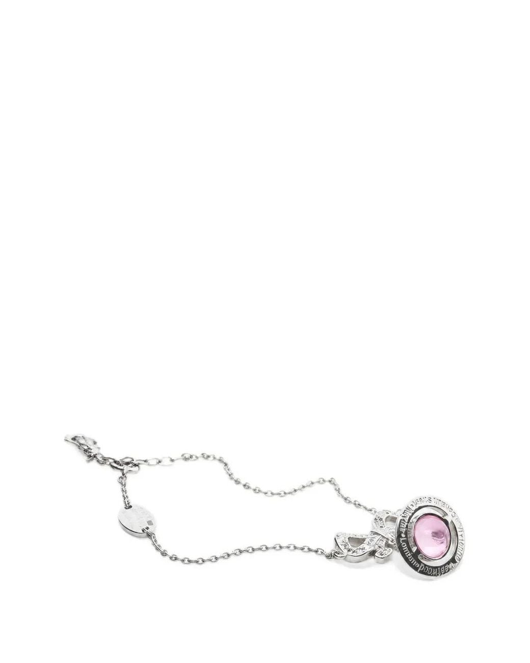 Vivienne Westwood White Octavie Bow-Detail Bracelet