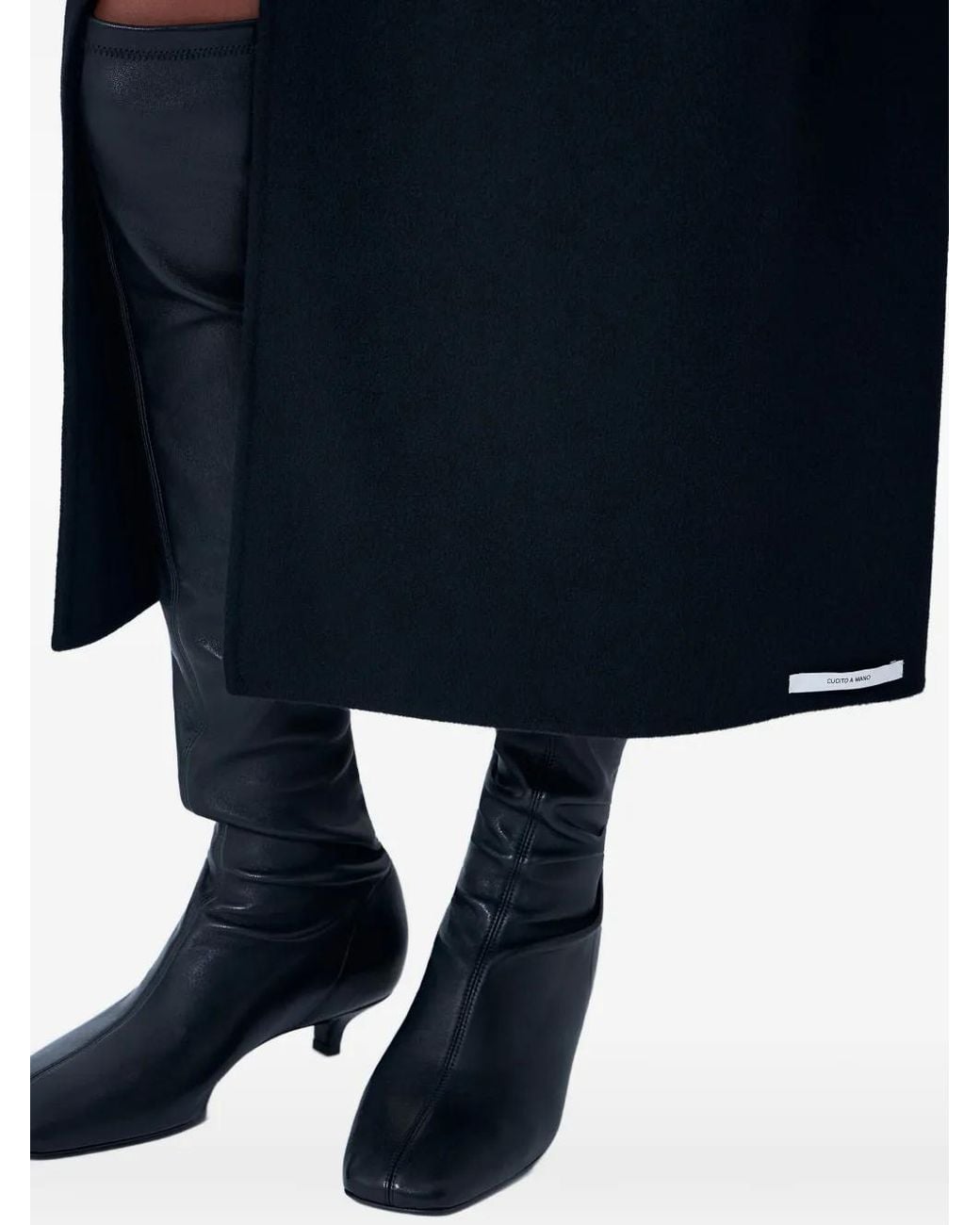 Sportmax Blue Slit Midi Skirt
