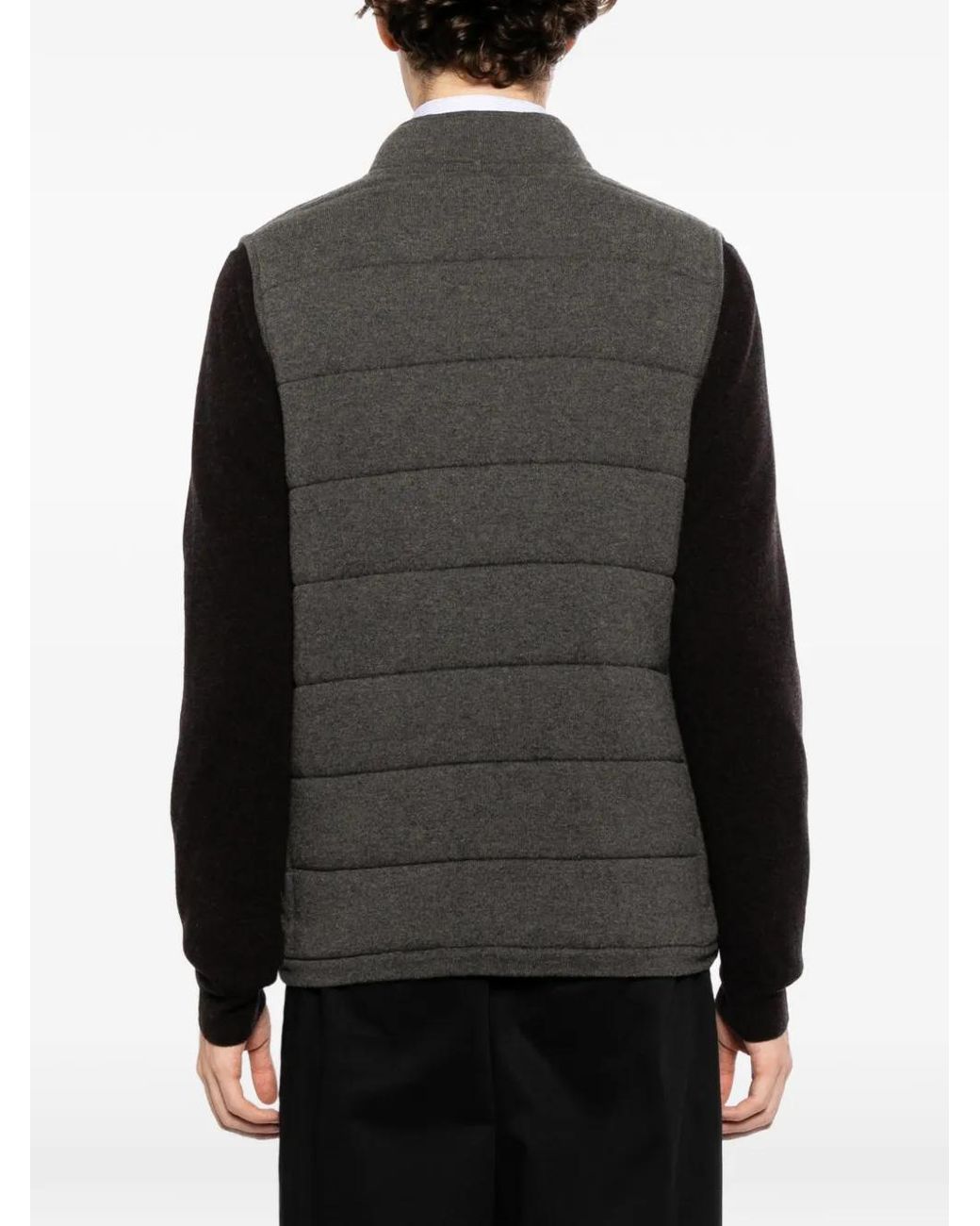 Chaleco Mall N.Peal Cashmere de hombre de color Black