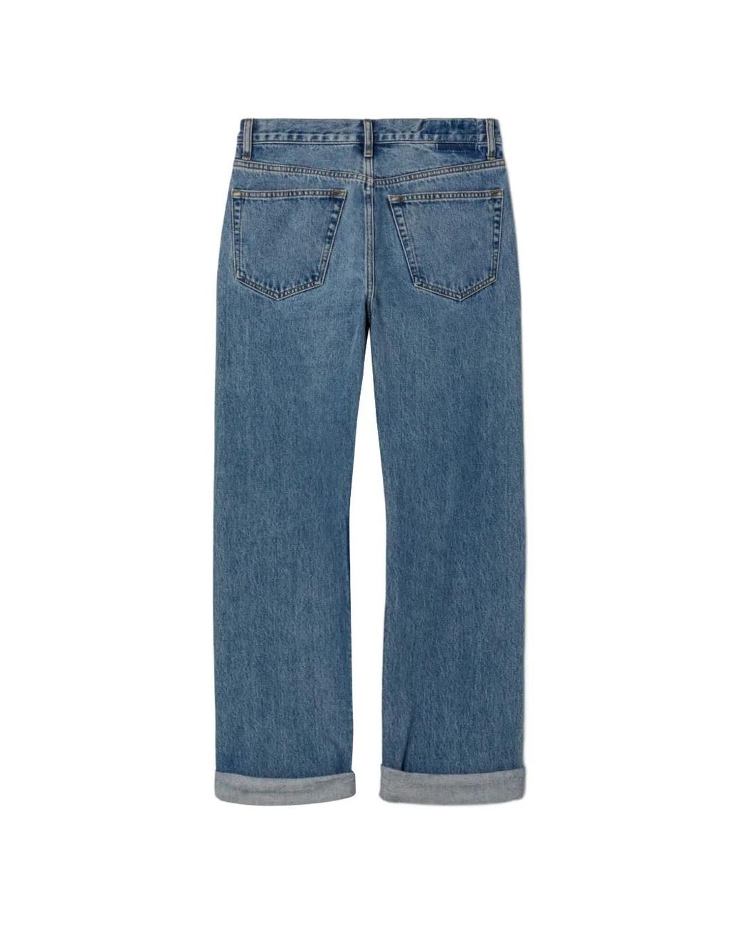Re/done Blue Beau Straight-Leg Jeans