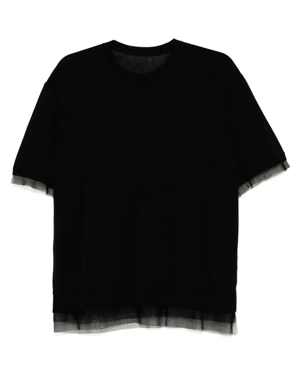 JNBY Black Short-Sleeves Jumpers